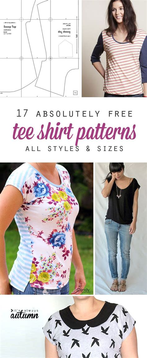 oversized t shirt pattern free.